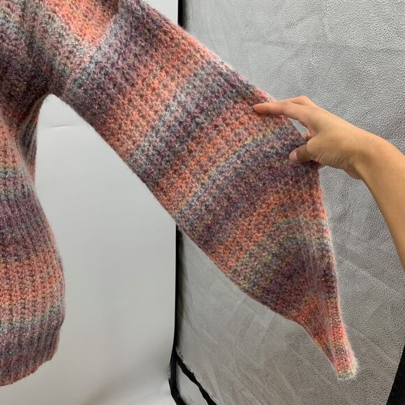 Sundance Sweater Womens XS Extra Small Northern Lights Ombre Wool Blend Cardigan - Picture 5 of 11